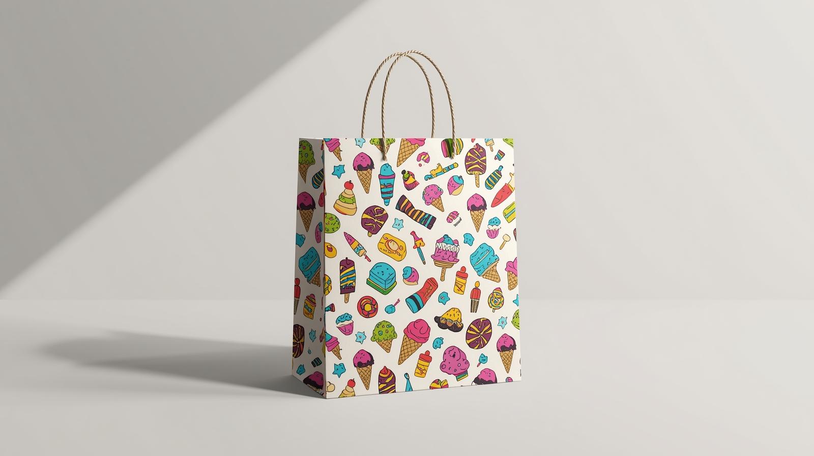 Custom Paper Gift Bags - Image 1